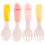2 sets babylepel en - met doosjes – babybestek training 2