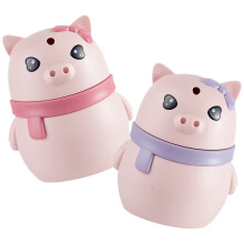 2Pcs Pink Plastic Toothpick Holder Dispensers Cartoon Pig Design