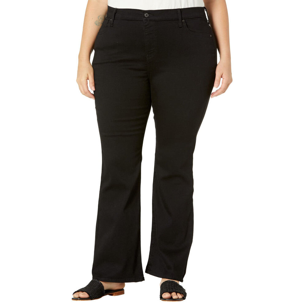 Levi's Women's 725 Plus-Size High Rise Bootcut Soft (Waterless) 35 Regular Black