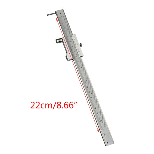 Vernier Caliper 0-200mm With Clear Scale Scriber Needle Parallel Marking Woodworking Measuring Tool 1