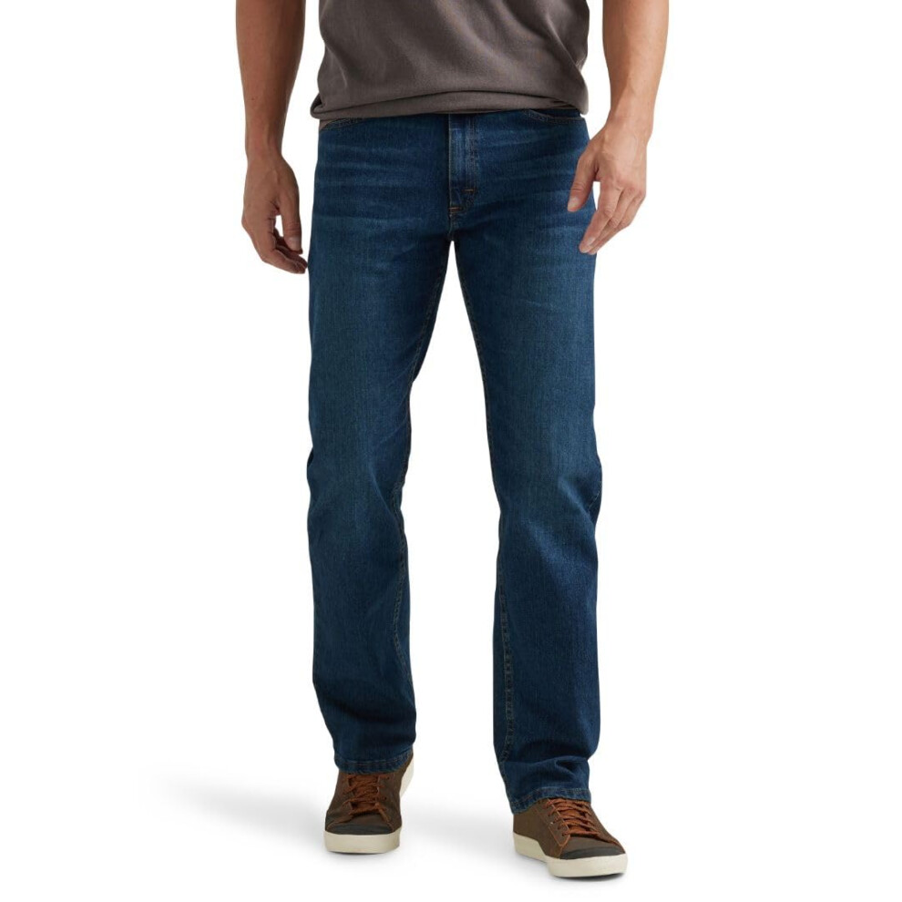 Wrangler Authentics Men's Big & Tall Regular Fit Comfort Flex Waist Jean, Rhodes, 44W X 29L