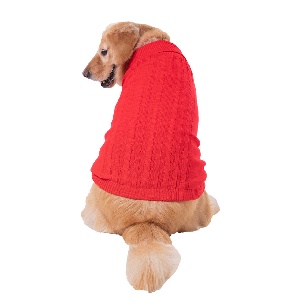 (Red, M) Puppies Shirt Pet Sweaters Pets Supplies Puppies Clothing Dogs Sweater-image-OPC-PKSBRZX-NEW