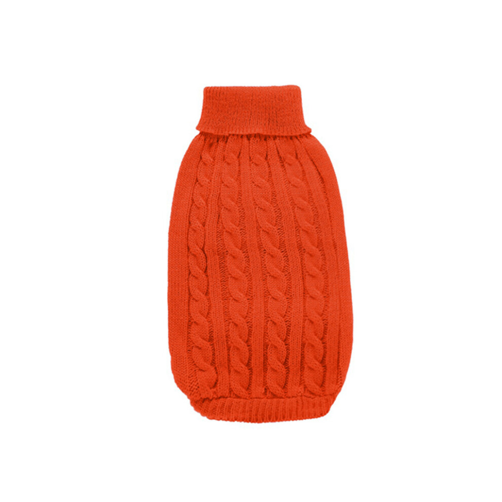 (Orange, M) Dog Clothing Pets Supplies Puppy Shirt Four Seasons Pet Accessories