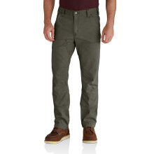 Carhartt Herrars Avslappnad Rakt Rigby Dubbel-Front Dungaree, Moss, W46 x L32