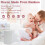 Babygoal baby trasa blja foder 2 pack rayon frn bambu foder fr tyg blja blja (200 ark) 2bbt01 2