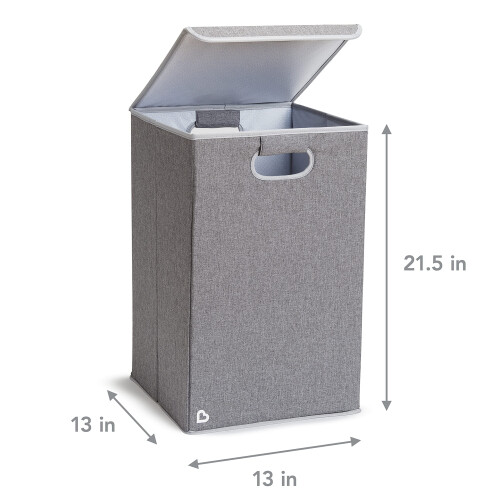 Munchkin Panier     linge Munchkin avec couvercle Gris 2