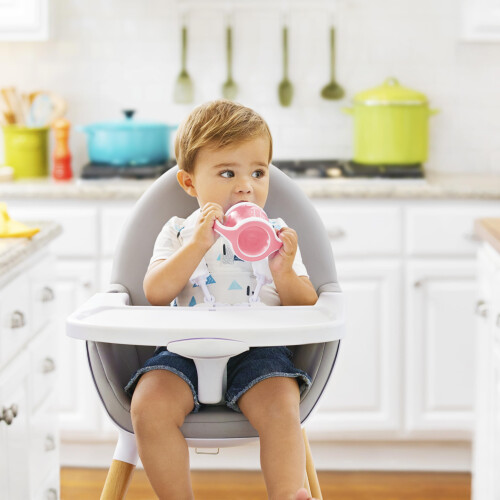 Munchkin Munchkin Gentle Transition Sippy Trainer Cup  4 Ounce  Pink 2