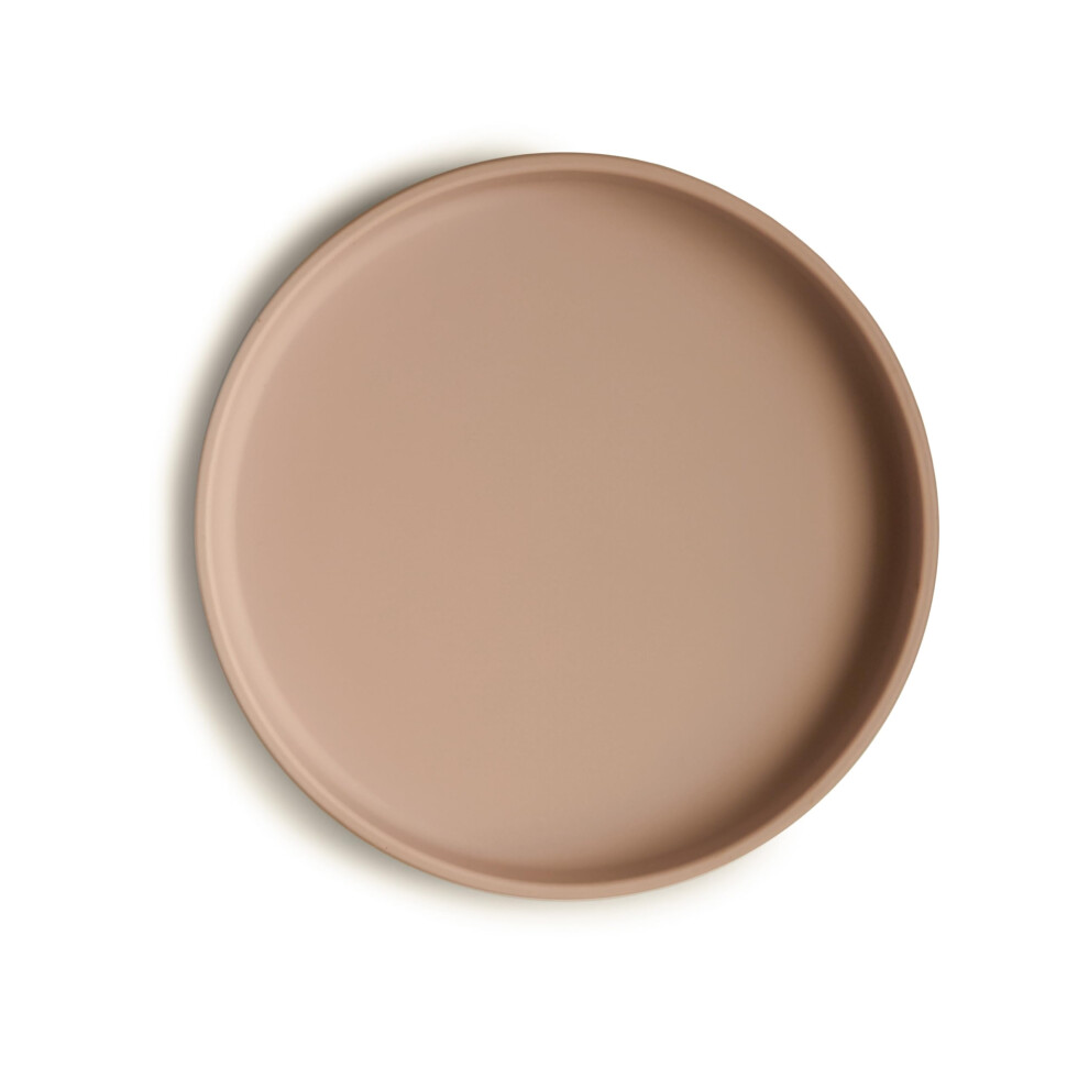 Classic Silicone Suction Plate Bpa-Free Non-Slip Design (Natur Mushie