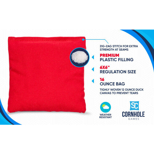 Jogos de Cornhole SC Bolsas de Cornhole Resistentes ao Meteor 1