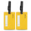 Travelon Conjunto de viagens de 2 tags de bagagem neon amarelo 663 x 35 x 013 polegadas 1