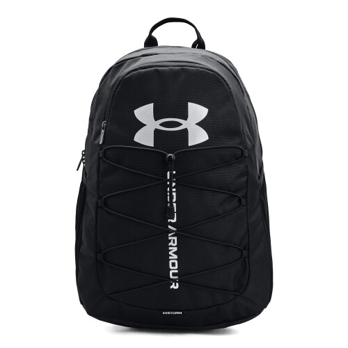 Under Armour Under Armour Hustle Sport Backpack Black (001) Silver One Tamanho