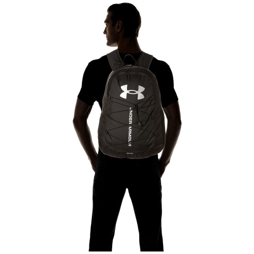 Under Armour Under Armour Hustle Sport Backpack Black (001) Silver One Tamanho 1