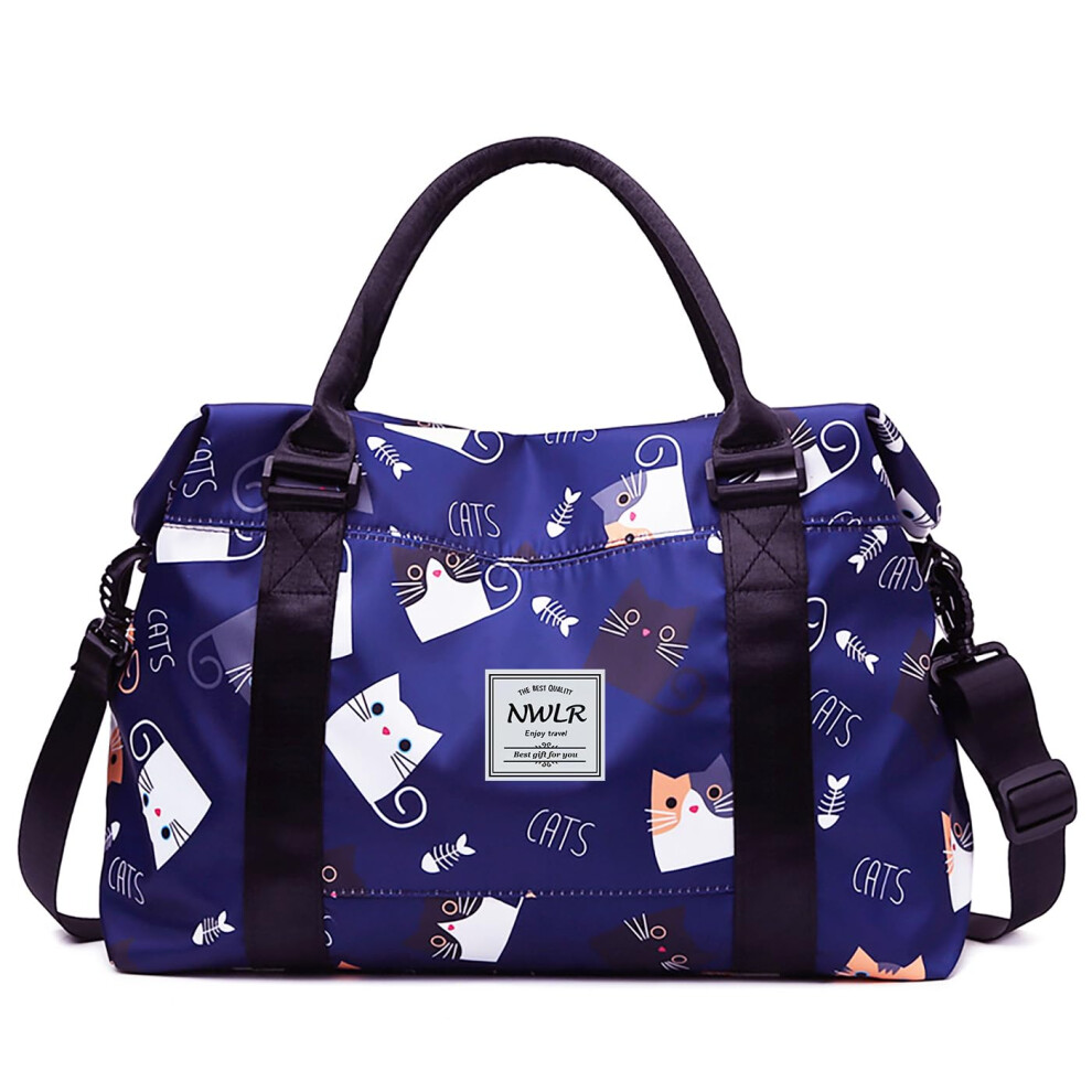 NRW Travel Duffle Bag Weekender Overnight Bag Gym Tote Bag with Dry an-image-OPC-PFM66T9-NEW