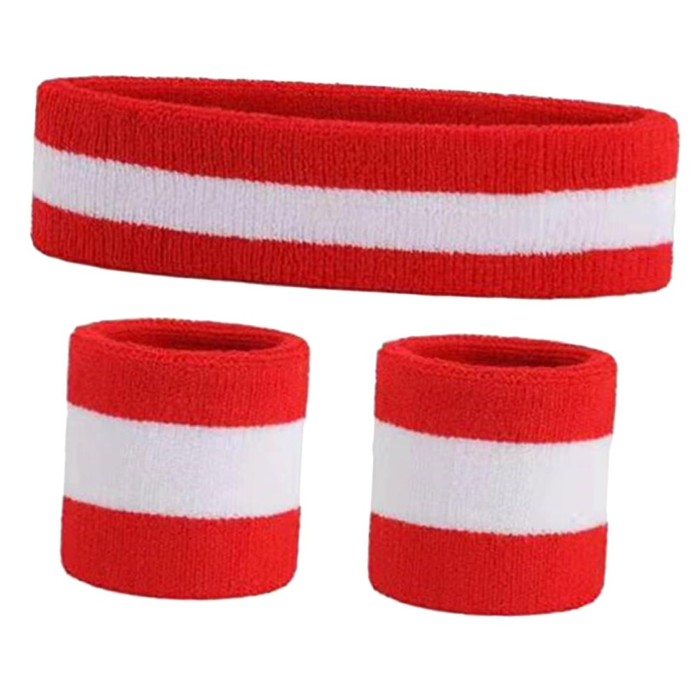 Girls Sports Headbands Set Of Headbands And Wristbands Sweatbands For Workout Running Basketball Fitness-image-OPC-PKSBSNW-NEW
