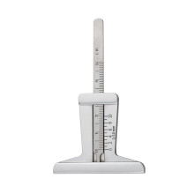 Dial Calipers Tire Pattern Vernier Depth Gauge 0-60mm Stainless Steel Tread Gauge With Integrated 0-50mm Ruler