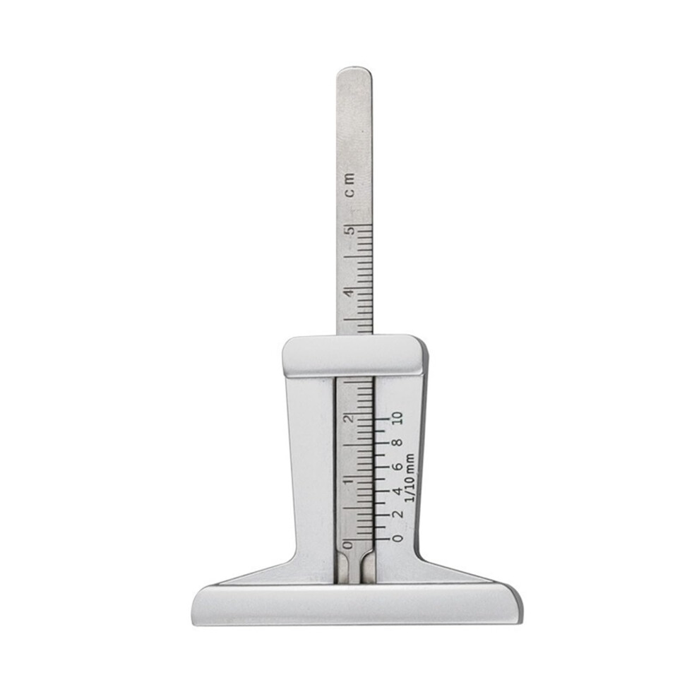 Dial Calipers Tire Pattern Vernier Depth Gauge 0-60Mm Stainless Steel Tread Gauge With Integrated 0-50Mm Ruler 9354506979560