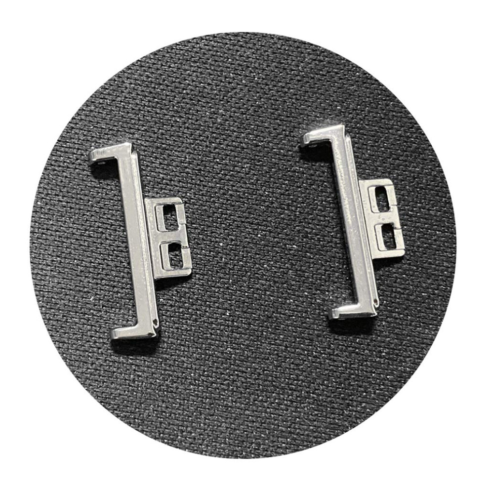 Utility Smartwatch Adapter Metal Watch Connector Compatible With Smart Access Watch Fit Band Silver 9016109129475