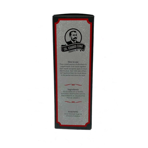 Colonel Ichabod Conk Bay Rum After Shave Cologne 4 Fl. Oz. Γυάλινο Μπουκάλι 1