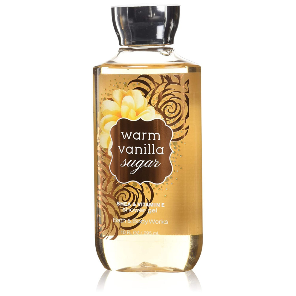 Bath and Body Works Warm Vanilla Sugar Signature Collection Shower Gel, 10 oz, new packaging-image-OPC-PFDQSPV-NEW