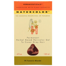 naturcolor Haarfarbe - Kurkuma Blonde Haarfärbemittel 4 Fl Oz (7R)