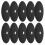 10pcs nonwoven tree mulch rings round plant protector mats 10