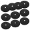 10pcs nonwoven tree mulch rings round plant protector mats 9