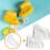 20pcs clear plastic toddler shoe booties socks display support 10