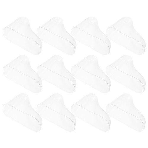 20pcs clear plastic toddler shoe booties socks display support