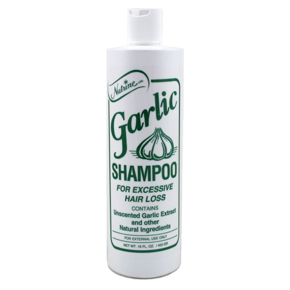Nutrine Garlic Shampoo 16 Oz. Unscented (3-Pack)