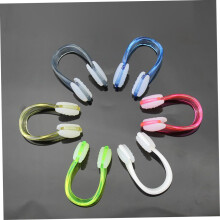 Swimming Nose Clips 6-Pack Durable Silicone Nose Clips For Swimming Diving Water Sports Individually Packaged