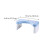 foldable footstool for bathroom toilet step stool sky-blue 2