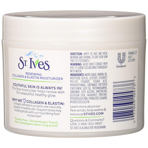 St. Ives Renewing Collagen & Elastin Moisturizer 10 oz (Pak van 2) 1
