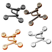 4 sets adjustable jeans buttons for nipped waist clothing accessories