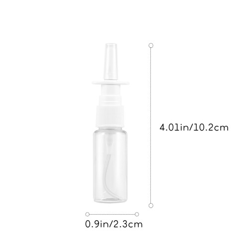 8pcs transparent nasal sprayer bottles for direct spray 1
