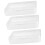 3Pcs Durable White Plastic Dustproof Mask Storage Box for Home Use 2