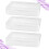 3Pcs Durable White Plastic Dustproof Mask Storage Box for Home Use 5
