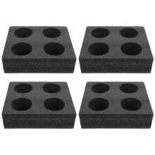 4pcs portable milk tea carrier trays for cup fixing and holding
