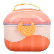 portable baby formula dispenser with sealed lid for on-the-go use