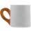 White Ceramic Handled Mugs with Bamboo for Home and Office 11