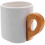 White Ceramic Handled Mugs with Bamboo for Home and Office 4