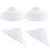 4Pcs Lightweight White DIY Graffiti Hats for Use 7