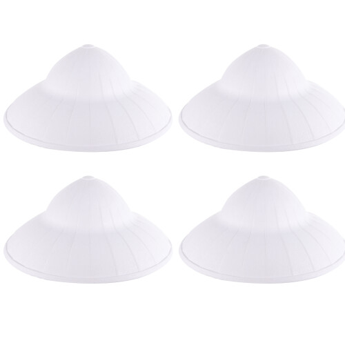 4Pcs Lightweight White DIY Graffiti Hats for Use 1