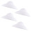 4Pcs Lightweight White DIY Graffiti Hats for Use 1