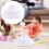 4Pcs Lightweight White DIY Graffiti Hats for Use 10