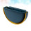 Dark Mounted Storage Bin Practical Hanging Waste Basket 5