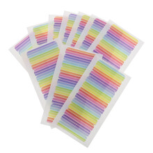 10 stuks dubbelzijdige haartape labels van echt haar voor onderhoud