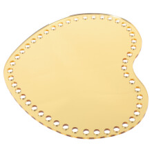 2 stuks Acryl Hartvormige Tasbodem DIY Brei- en Haakbasis met