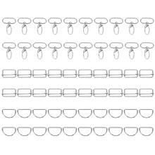 20Sets Verwijderbare Metalen Luggage Buckles Voor Bagage En Ambachten