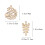 50 stuks bladvorm uitsnijdingen voor DIY craft versiering 2