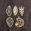 50 stuks bladvorm uitsnijdingen voor DIY craft versiering 9